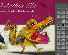 (399资源)PS笔刷 高端插画水墨彩铅水彩混合笔刷工具箱笔触扩展面板AD Artbox
