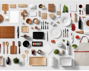 PSD样机 餐厅/食品-品牌模拟产品样机模型Restaurant / Food – Branding Mock-Up