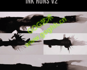 水墨水滴高端商业影视特效高清视频素材合辑