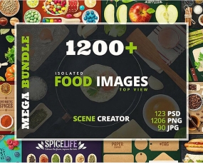 (399资源) 千种食物甜点果汁水果蔬菜图片PSD源文件图片素材 Isolated Food Images