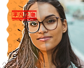 (399资源)PS插件 图片图像转矢量绘画艺术效果绘画后期原创扩展面板插件滤镜 全网首发