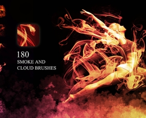 AD笔刷 180支真实雾气烟雾迷雾特效画笔affinity designer绘画D74