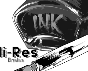 AD笔刷50支勾线矢量墨水墨画笔手绘affinity designer绘画素材